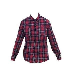 Red bleached flannel Indie